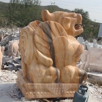 济宁市最好的石雕貔貅制造公司-省运会石雕动物