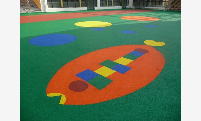 杭州上城塑胶幼儿园橡胶操场