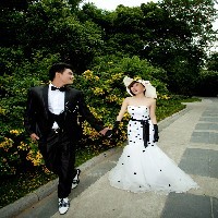 新娘拍婚纱照直发好还是卷发好-【桂林聖地亚视觉婚纱摄影】