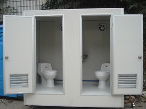 连体移动厕所，移动卫生间，淋浴房图1