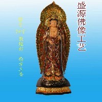 敦煌彩西方三圣佛像 盛源工艺品有限公司图1