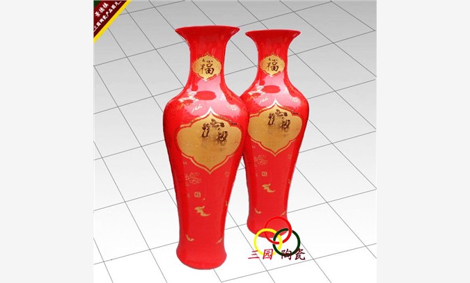 景德镇陶瓷艺术大花瓶图1