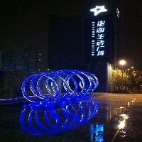 灯光雕塑 城市灯光雕塑 厦门城市广场雕塑