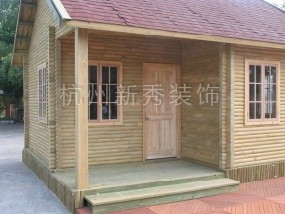 休闲木屋的木结构建筑体系对环境的图1
