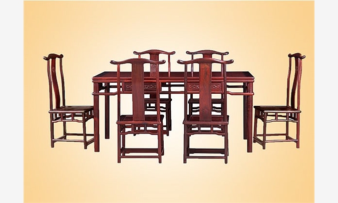 老挝红酸枝明式餐桌 红酸枝餐桌