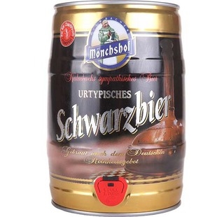 9143  德国啤酒慕尼黑猛士黑啤酒5L桶  批发