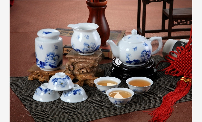 手绘陶瓷茶具 居家日用陶瓷茶具
