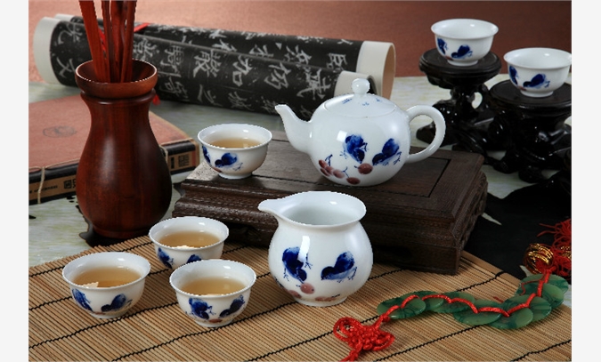 礼品陶瓷茶具 春节礼品陶瓷茶具图1