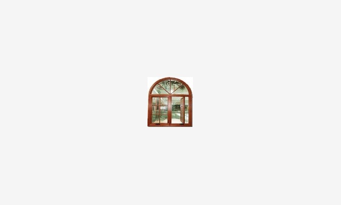 青岛欧式门窗，木铝复合门窗、实木图1