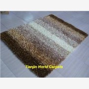 韩国丝地毯 涤纶细丝地毯