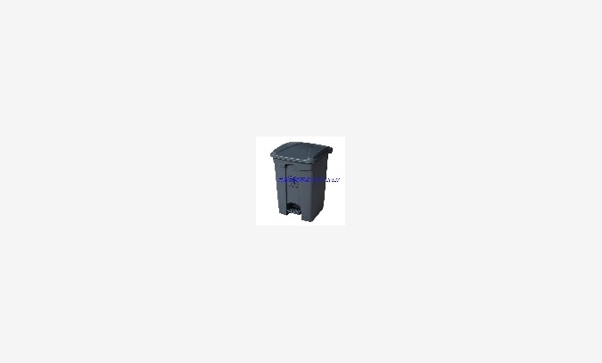 80L脚踏式垃圾桶|垃圾桶|灰色图1
