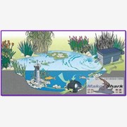 供应鱼池池塘工程净水系统-玛鲨鱼