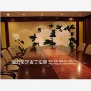 广西壁画雕塑,南宁酒店壁画油画,图1