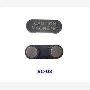 厂家供应SC—03磁性胸牌，磁铁