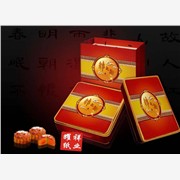 圆形月饼盒-皮盒-上海厂家+sp