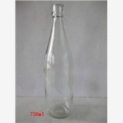 生产高白料异形玻璃瓶，干红红酒玻