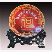 定做会议纪念中国红陶瓷茶杯，周年庆典礼品茶杯